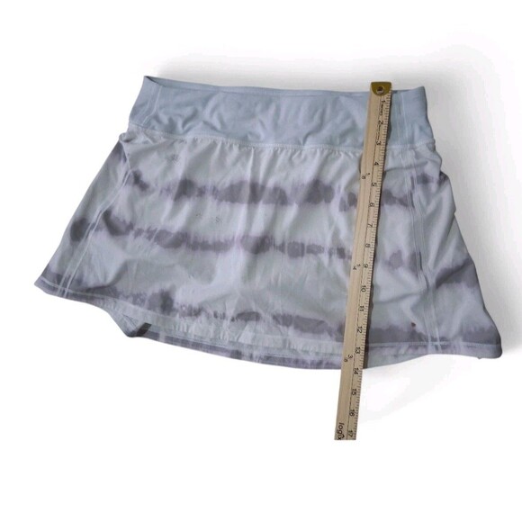 Lululemon Race Rival Skirt Tall Size 8 Transverse Lilac Multi Swift Pickleball - Picture 9 of 9